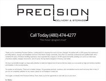 Tablet Screenshot of precisiondelivery.org